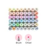 Ohuhu Honolulu 48 Pastel Colors Dual Tips Alcohol Art Markers-Sweetness (New Color Codes)