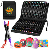 Ohuhu Dual Nib Waterproof Acrylic Pen 30 / 60 / 90 Colors - Kakaako