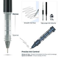 Ohuhu Kohala Liquid Fineliner Drawing Pens,9 Pack
