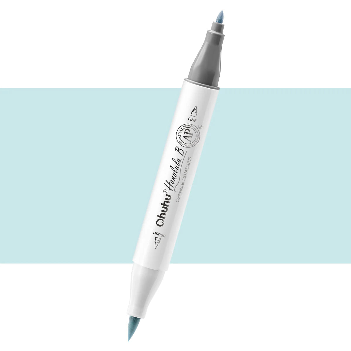 Ohuhu Honolulu B B02 (Replace BG4) Individual Marker, Brush & Fine