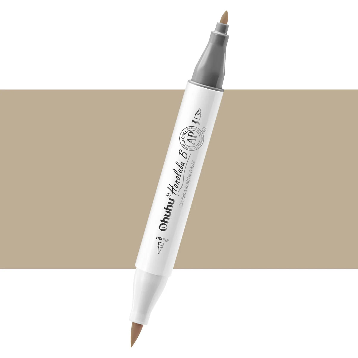 Ohuhu Honolulu B E111 (Replace YG100) Individual Marker, Brush & Fine